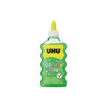 UHU Colle de bricolage Glitter Glue Maxi 177 ml vert