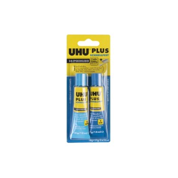 UHU PLUS Schnellfest, 35g, 2K-Epoxidkleber UHU PLUS Schnellfest, 35g, 2K-Epoxidkleber
