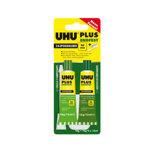 UHU PLUS Endfest, 33g, 2K-Epoxidkleber