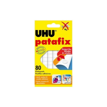 UHU Patafix Klebepads weiss 80Stk., wieder ablösbar UHU Patafix Klebepads weiss 80Stk., wieder ablösbar