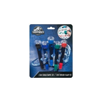 Undercover Kits de tampons à motifs 2-in-1 Jurassic World Multicolore Undercover Kits de tampons à motifs 2-in-1 Jurassic World Multicolore