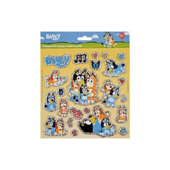 Undercover Foam Sticker Bluey