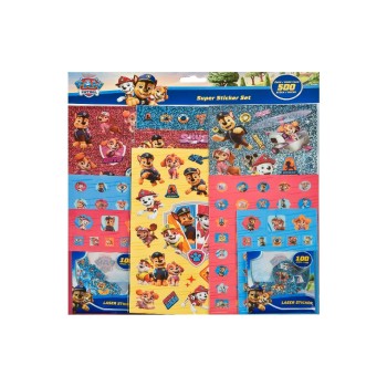 Undercover Autocollant à motif Paw Patrol avec 500 autocollants