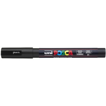 Uni Marqueur indélébile POSCA 0.9-1.3 mm Noir Uni Marqueur indélébile POSCA 0.9-1.3 mm Noir