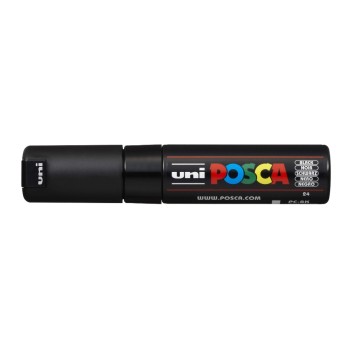 Uni Marqueur indélébile POSCA 8 mm Noir Uni Marqueur indélébile POSCA 8 mm Noir