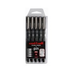 Uni Fineliner Uni PIN extra fin (EF), Noir