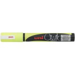 Uni CHALK kreidemarker, Rundsp. 1.8-2.5 mm fluo yellow