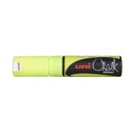 Uni CHALK kreidemarker, Keilspitze 8 mm fluo yellow