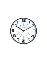 UNILUX Wanduhr POP black , D: 30cm, with Batterien
