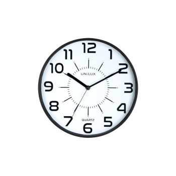 UNILUX Wanduhr POP black , D: 30cm, with Batterien UNILUX Wanduhr POP black , D: 30cm, with Batterien