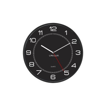 UNILUX Wanduhr MEGA black , D:57.5cm UNILUX Wanduhr MEGA black , D:57.5cm