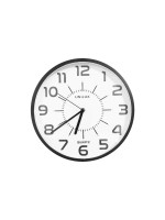 UNILUX Wanduhr Pop PL black , Durchmesser 30.5 cm, analog, Kunststoff
