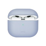 Uniq Mallette de transport Lino Silicone AirPod 3ème génération Bleu clair