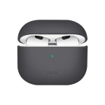 Uniq Mallette de transport Lino Silicone AirPod 3ème génération Anthracite