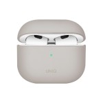 Uniq Mallette de transport Lino Silicone AirPod 3ème génération Ivoire