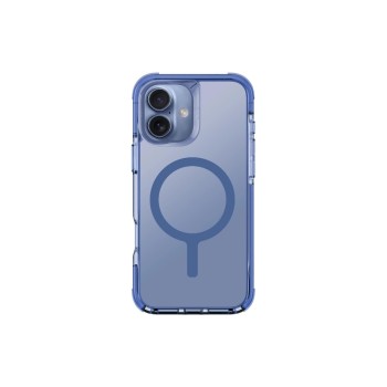 Uniq Coque arrière Combat Hybrid iPhone 16 Maglick Bleu