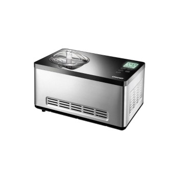 Unold Machine à glace Gusto 2 l, Argenté/Gris
