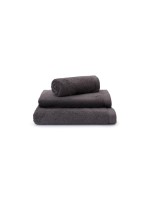 Urbanara Set de linge éponge Faia 4 pièces, Anthracite