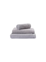 Urbanara Set de linge éponge Faia 4 pièces, Gris clair