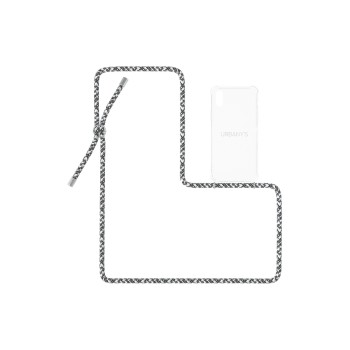 Urbanys Necklace Case Flashy Silver m. Ring, for iPhone X/XS
