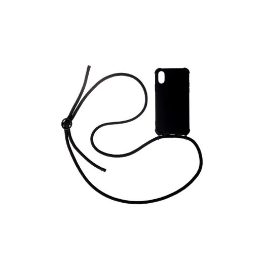 Urbany's Necklace Case iPhone 12 / 12 Pro All Black Matt