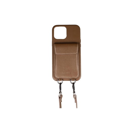Urbany's Necklace Case Handekette+ iPhone 15 Pro Max Espresso Martini