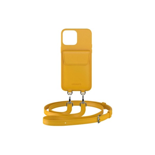 Urbany's Necklace Case Handekette+ iPhone 15 Plus Honey Bee