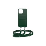 Urbany's Necklace Case Chaîne à main+ iPhone 16 Pro Racing Green