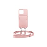 Urbany's Necklace Case Chaîne de téléphone portable+. iPhone 16 Pro Cotton Candy