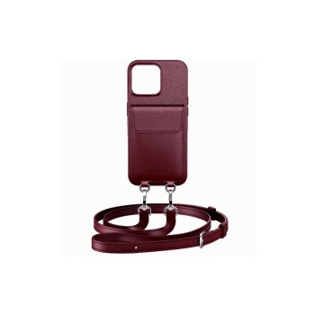 Urbany's Necklace Case Handykette+ RED WINE iPhone 17
