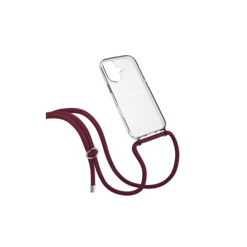 Urbanys NECKLACE RED WINE SILVER RINGS, iPhone 17