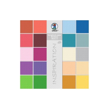 URSUS Fotokarton Leinenstruktur Basic 2, 220g/m2, 30.5x30.5 cm,20 Blatt in 20 Farben URSUS Fotokarton Leinenstruktur Basic 2, 220g/m2, 30.5x30.5 cm,20 Blatt in 20 Farben