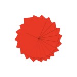 URSUS Papier coloré A4, 130 g/m², 100 feuilles, rouge carmin