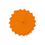 URSUS Papier coloré A4, 130 g/m², 100 feuilles, orange clair