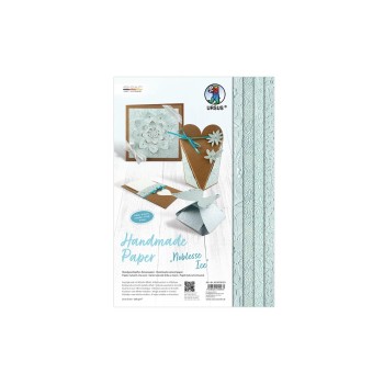 URSUS Bastelpapier Handmade Noblesse Ice, 200g/m2,23x33cm,8 Blatt,Strukturpapier URSUS Bastelpapier Handmade Noblesse Ice, 200g/m2,23x33cm,8 Blatt,Strukturpapier
