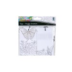 URSUS Geschenkanhänger Tangle Creation, 10 Stück, 7x12 cm, Schmetterling