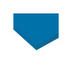 URSUS Papier transparent 70 x 100 cm 25 feuilles, bleu foncé