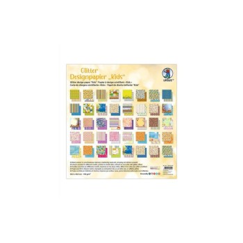 URSUS Designpapier Glitter 190 g/m2 Love, 40 Blatt, 30.5 x 30.5 cm URSUS Designpapier Glitter 190 g/m2 Love, 40 Blatt, 30.5 x 30.5 cm