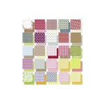 URSUS Designpapier 30.5x30.5 cm, Retro, 190 gm2, 50 Blatt