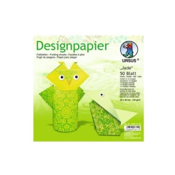 URSUS Faltblätter Origami Jade, 100g/m2, 20 x 20 cm, 50 Blatt URSUS Faltblätter Origami Jade, 100g/m2, 20 x 20 cm, 50 Blatt