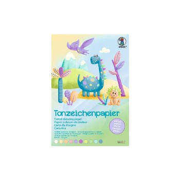 URSUS Tonzeichenpapier A3, 130 g/m², pastell, 10 Farben, 10 Blatt URSUS Tonzeichenpapier A3, 130 g/m², pastell, 10 Farben, 10 Blatt