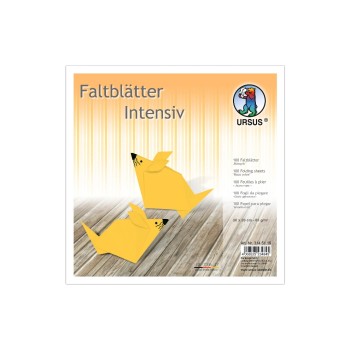 Ludwig Bähr Faltblätter, intensiv uni 20x20 cm 100 Blatt maisgelb Ludwig Bähr Faltblätter, intensiv uni 20x20 cm 100 Blatt maisgelb