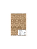 URSUS Papier de bricolage Papier à peindre paillettes A4, 330 g/m², Multicolore
