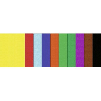URSUS Bastelkrepp 32 g/m2, 10 Rollen à 50 cm x 2.5 m, 10 Farben URSUS Bastelkrepp 32 g/m2, 10 Rollen à 50 cm x 2.5 m, 10 Farben