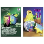 URSUS Transparentpapier 115 g/m2, 10 Blatt, 20.5 x 33 cm, Regenbogen