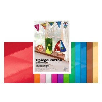 URSUS Metallicpapier 280 g/m2, 12 Blatt/Farben, 23 x 33 cm URSUS Metallicpapier 280 g/m2, 12 Blatt/Farben, 23 x 33 cm