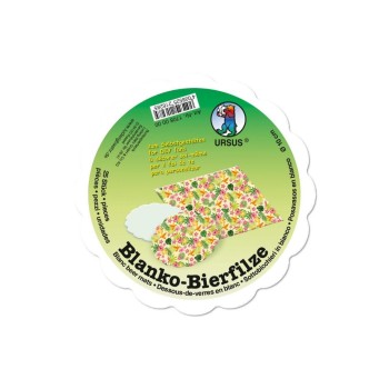 URSUS Papp-Bierdeckel Wellenrand, 100 Stück, 10cm URSUS Papp-Bierdeckel Wellenrand, 100 Stück, 10cm