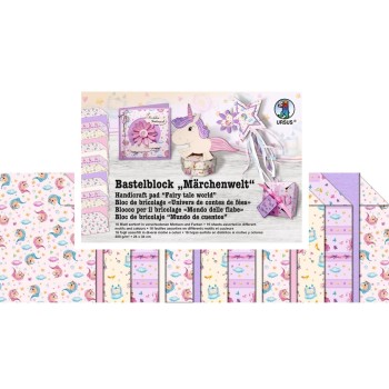 URSUS Bastelblock 300 g/m2 Märchen/Einhorn, 16 Blatt, 24 x 34 cm URSUS Bastelblock 300 g/m2 Märchen/Einhorn, 16 Blatt, 24 x 34 cm