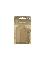 URSUS Étiquette pour cadeau 12 pièces, marron