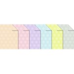 URSUS Bloc de papier à motif Polka Dots and Stripes 1 pièce, multicolore